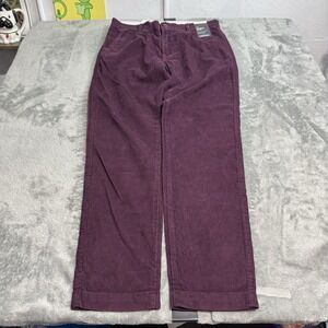 Levi's Men's XX Chino Standard Taper Corduroy Pants Burgundy Plum 32x32 NEW
